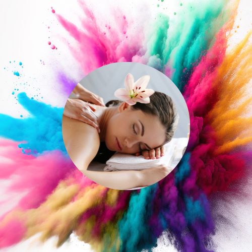Massage vibratoire couleurs